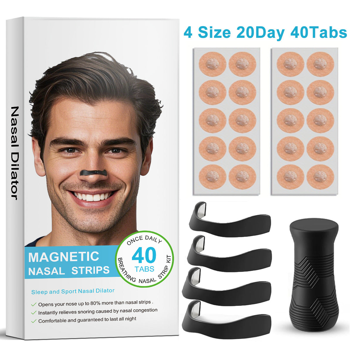 Nasal support anti-snoring device